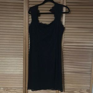 Scarlett black lace dress